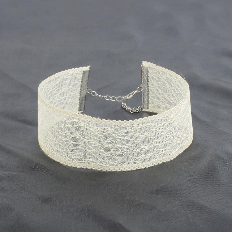 Gleiches Spitzen-Nackenband-Halsband, Accessoires, sexuelles Stickerei-Choker-Spitzenhalsband