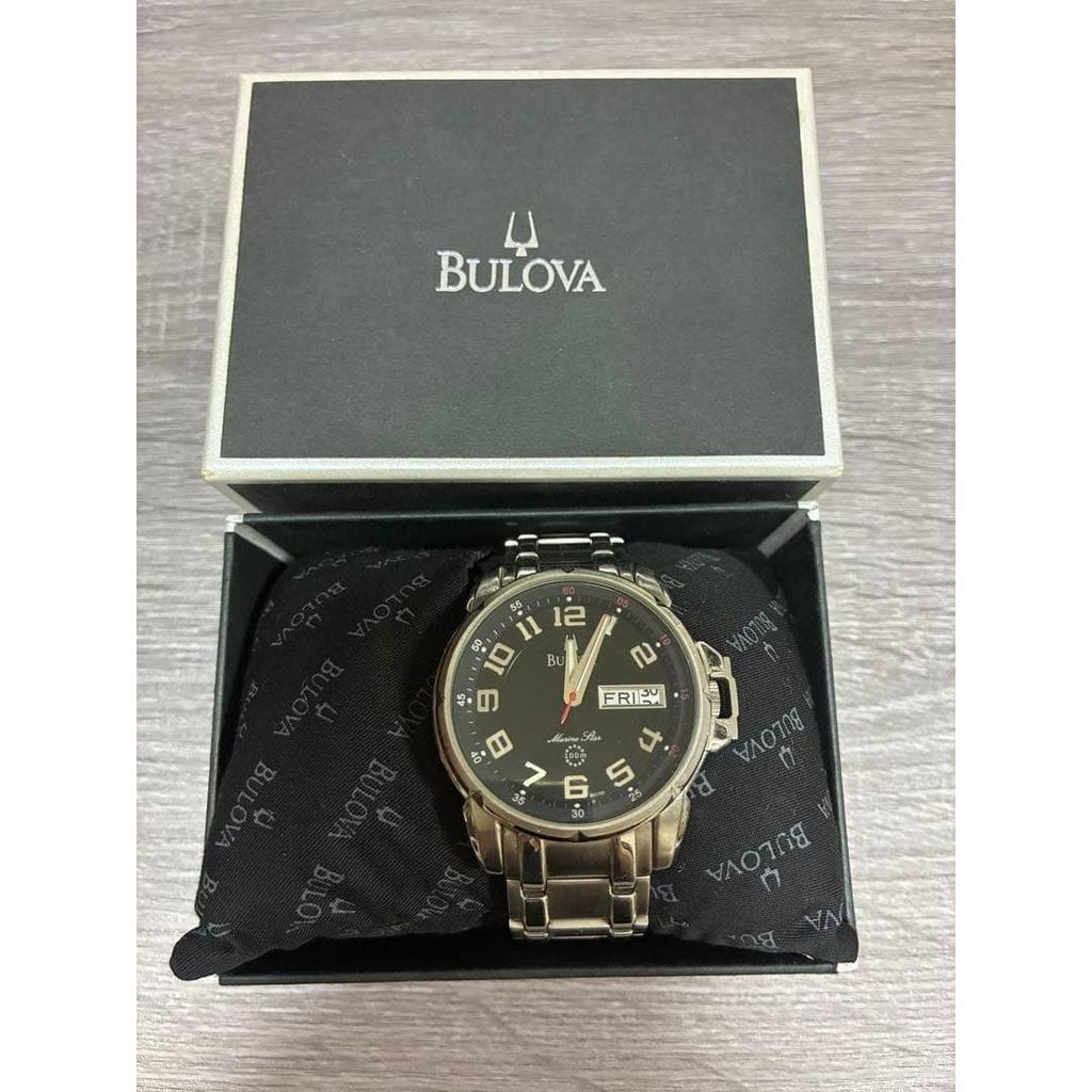 Used Bulova Marine Star Men's Watch Black