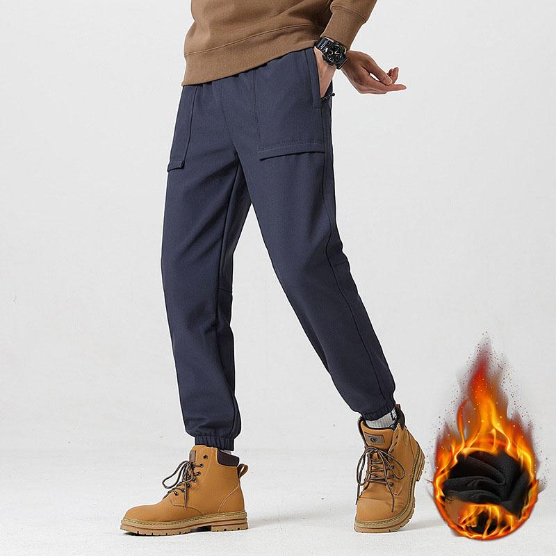 Winter Thick Fleece Pants Men Women Waterproof Windproof Warm Jogger Pants Unisex Hiking Camping Climbing Skiing Trousers