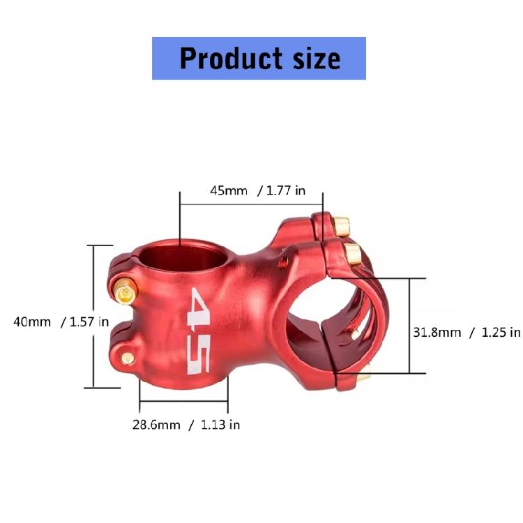 Aluminum Alloys Risers Bicycles Stem 7 Degree Adjustable Road Bike Stem High Strength Light Weight Handlebars Stem