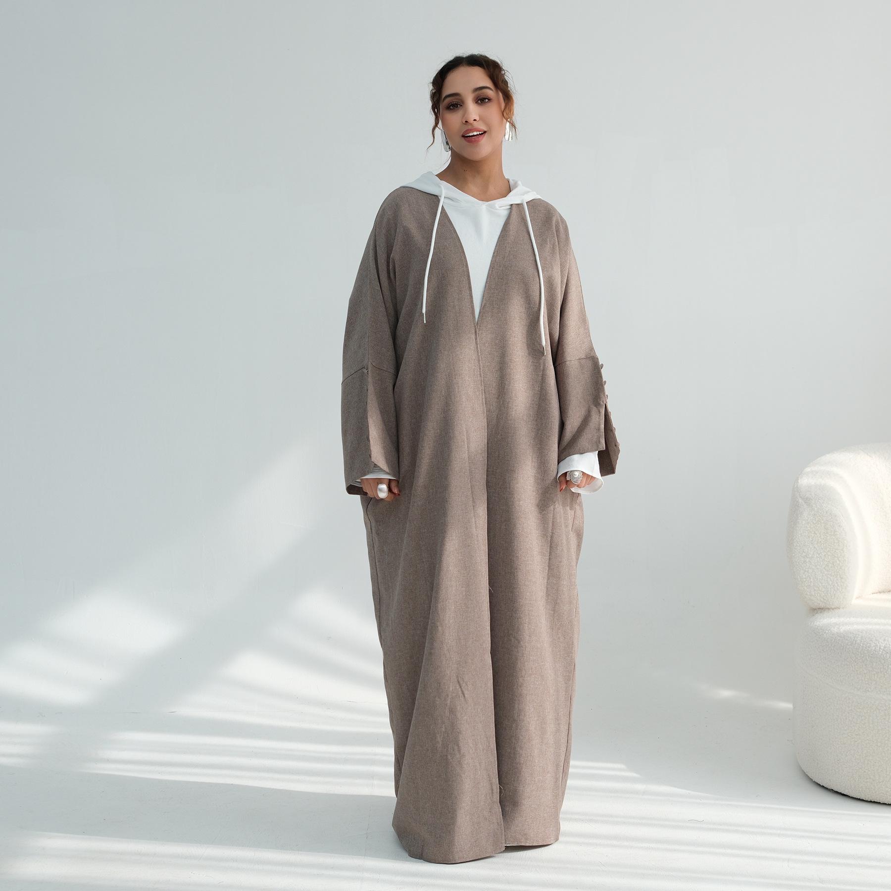 Aiyirui Plus Size Solid Long Sleeve Cardigan 748 XXL