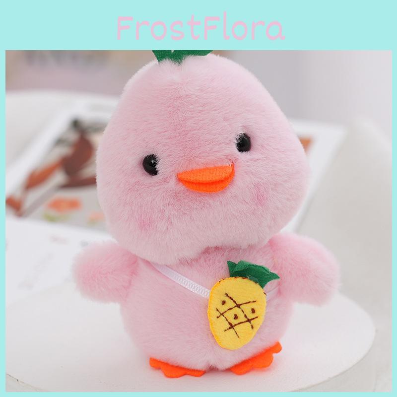 Adorable Plush Duck Backpack Charm Soft And Cute Stuffed Animal Keychain