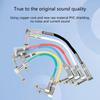 Guitar Patches Cables 6.35mm Right Angle Guitar Effect Pedal Cables Low Noise and Good Quality Guitar Effect Pedals Plug