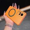 Magnetic Semi‑Transparent Matte Phone Case for Vivo Y53s 4G,Y51,Y31 2020 Soft TPU Shockproof Cover