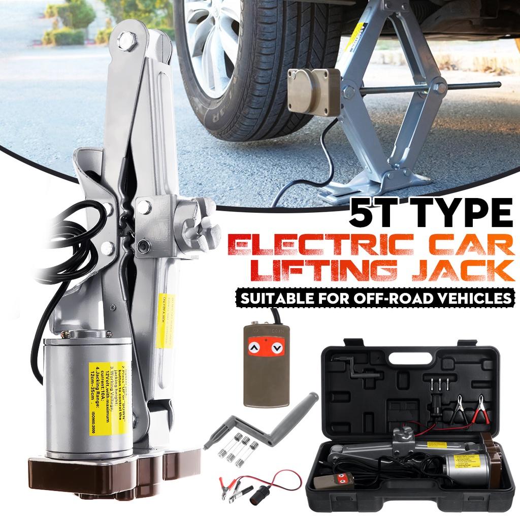 

Electric Car Lifting Jack 5 Ton Lifting Electric Jack DC 12V With Remote Control Auto Lift Automatic Sedan Maintenance 140W
