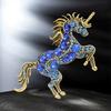 Horse Ornaments for Christmas Tree 2D Acrylic Sparkly Rhinestone Horse Hanging Ornament Gift for Women Girls Horse Lovers