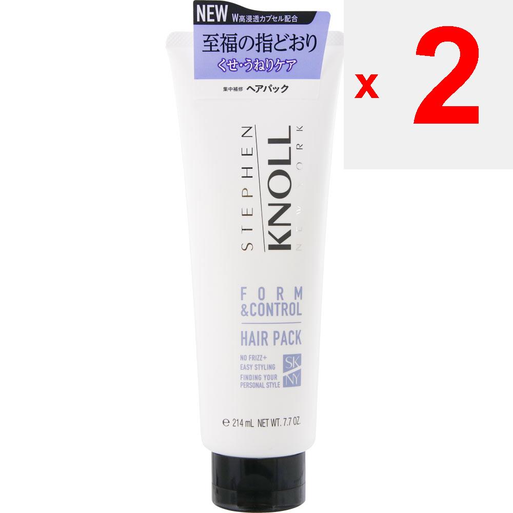 Kose Steven Knoll Form Control Haarpackung mit 220 g Shampoo/Spülung (Prämie) Eine kleine Menge auf die gesamte Haarlänge auftragen und 2-3 Minuten einwirken lassen