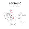 1 Pair Round Elastic Silicone Shoelaces No Tie Universal Comfort Slip On Replacement Shoe Straps for Men Women