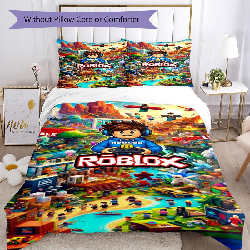 Roblox Bed Linen Set Suitable For Living Room Machine Washable Perfect Gift For Friends Family
