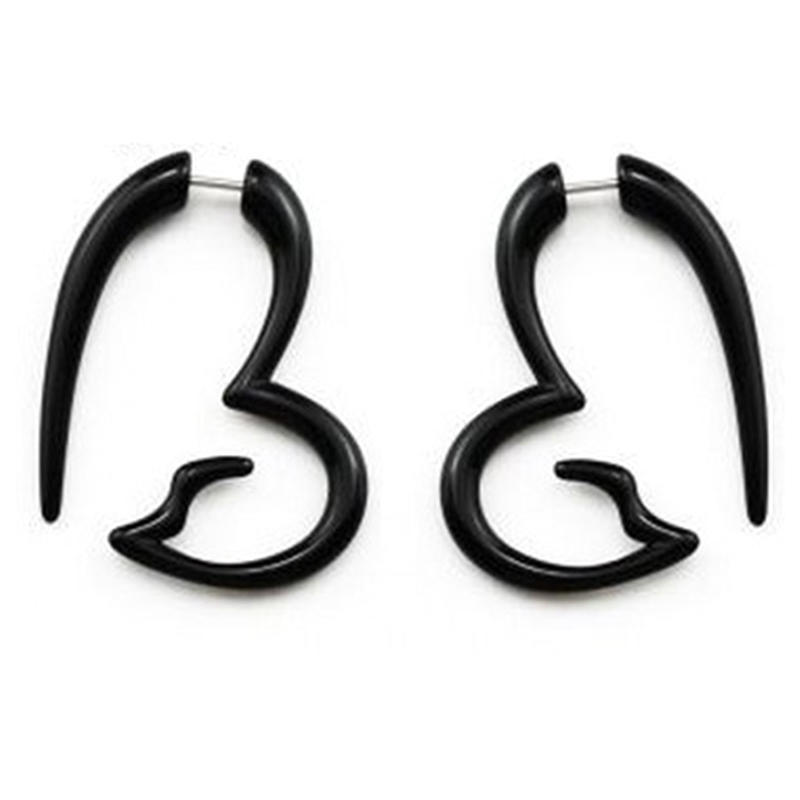 Acrylic Spiral Gauge Ear Plug Fake Cheater Stretcher Flesh Earrings Piercing Hot