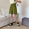 Sports Shorts Female Summer High Waist Student Loose Slimming Wide-leg Pants Women Loose Casual Five-point Pants