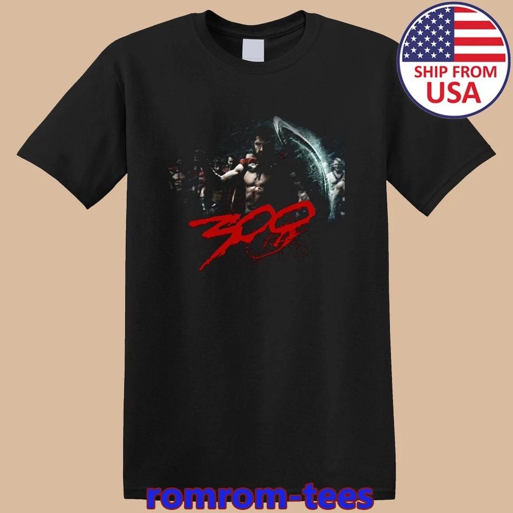 

300 Movie Sparta Warrior Leonidas Black Size S-5XL 3XL