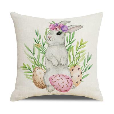 Dekoration Ostern Kaninchen Druck Serie Kissen Kissen Sands Kissen Set Schlafzimmer Wohnzimmer Funda de Almohada