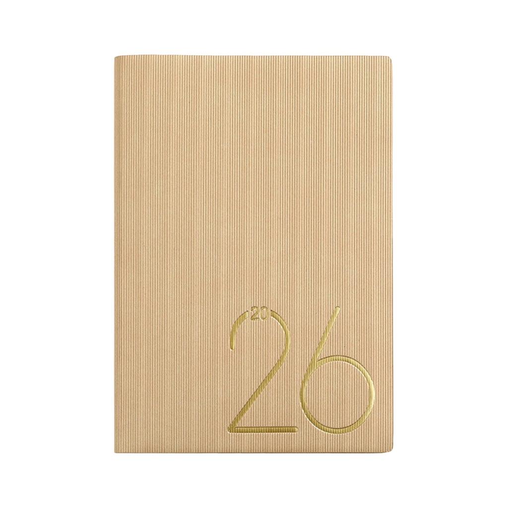 2026 English Calendar Calendar Book Daily Plan Notebook Portable A7 Pocket Calendar