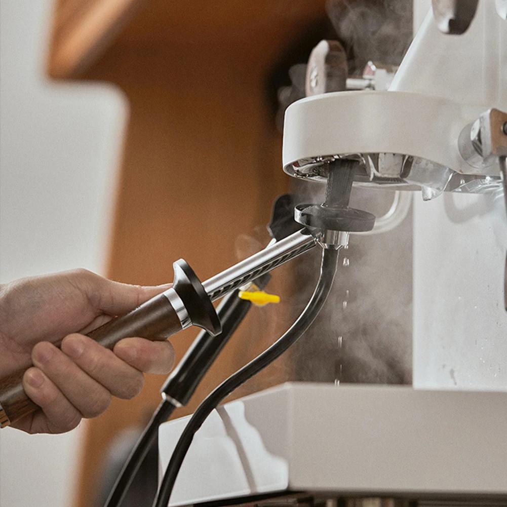 For Coffee Machine Steam Cleaning Brush Coffee Machine Brush Cleaning Coffee Machine Nylon Brush Head Silicone Steam Vent Pipe