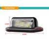 6 LED Car License Number Plate Light for SUV Truck Trailer Van Tag Step Lamp White Bulbs Car LED License Plate Lights