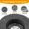 4.5" 115mm Flap Polishing Wheel Scouring Pad Nylon Fiber Non-Woven Grinding Wheel Abrasive Buffing Grinding Disc Angle Grinder