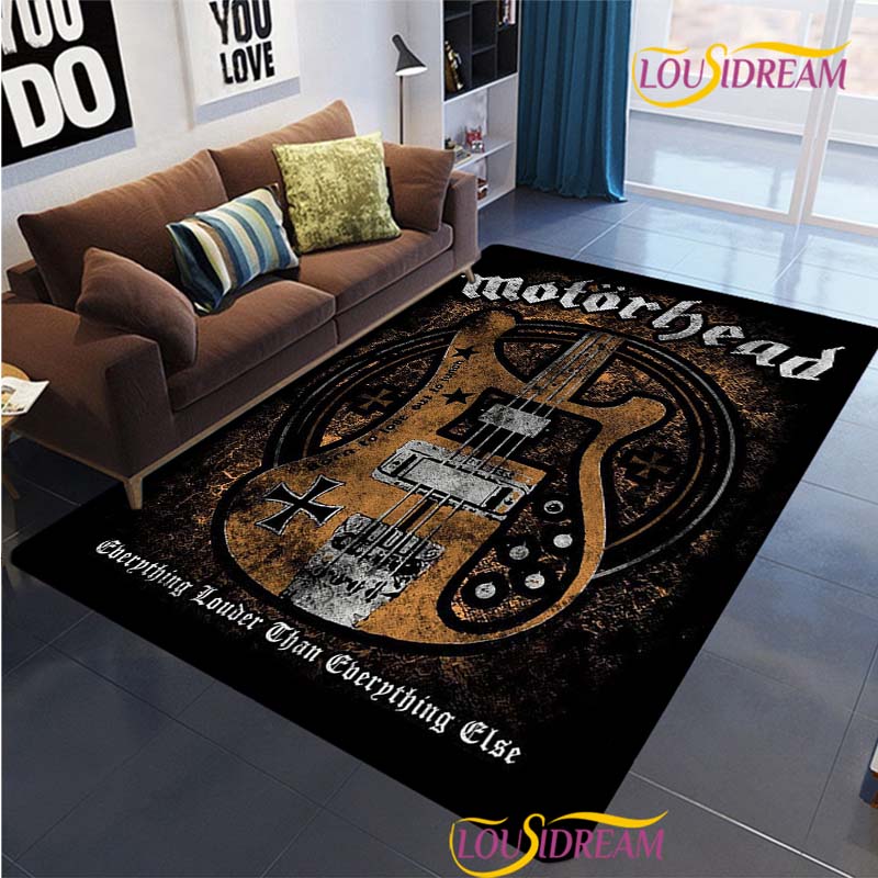 Music Band Carpet for Living Room Bedroom Rugs Kitchen Kids Door Unslip Floor Mats Birthday gift photography props Rug British