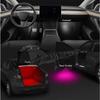 Ultra-Bright Interior Foot-Well Lights for Tesla Model Y Juniper 2025-2020 Model 3 Highland 2018-2024 Model S/X LED Bulbs Kit