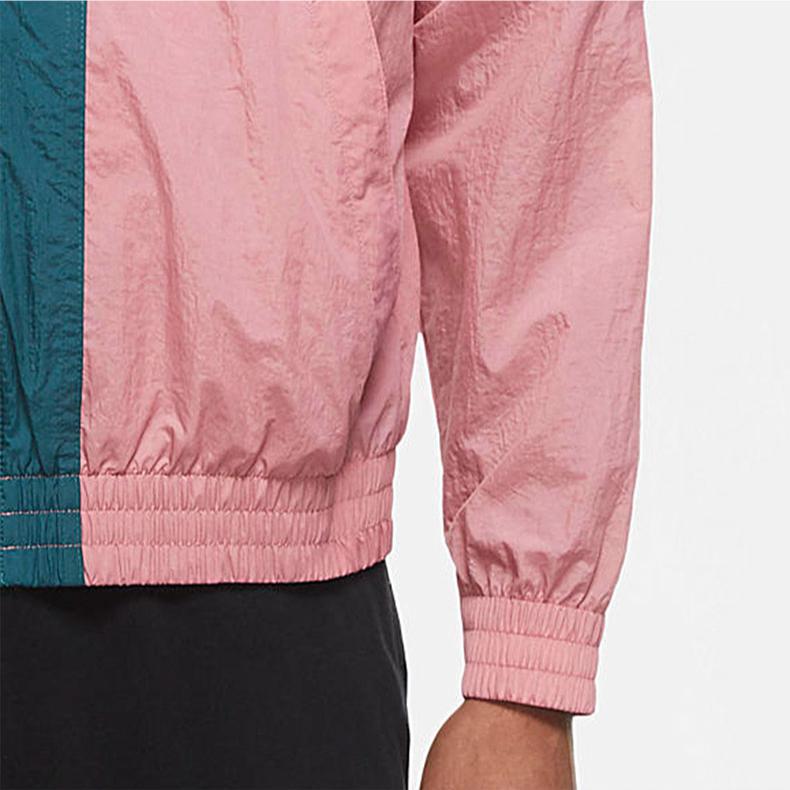 Nike Lässige Sport Colorblock Kapuzen-Webjacke Herren Oberbekleidung Pink DC0502-375