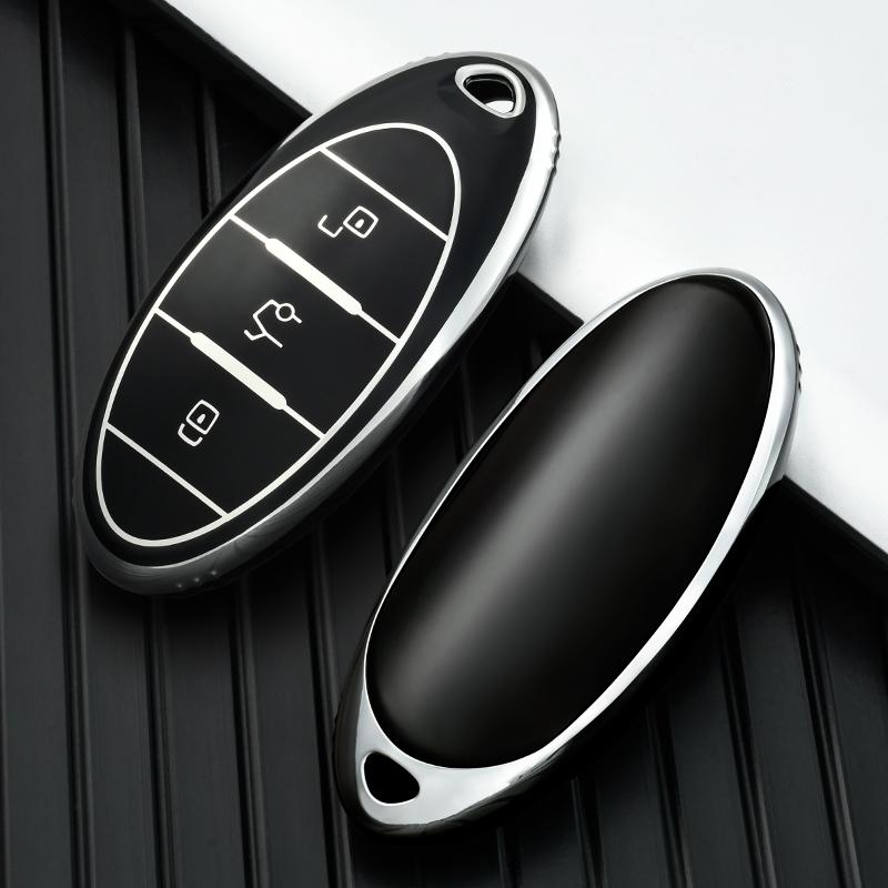 For FAW Besturn TPU Car Key Cover T77 Pro B70 T99 T55 T33 Auto Accessories Smart Remote Fobs Key Case Protector Keychain Holder