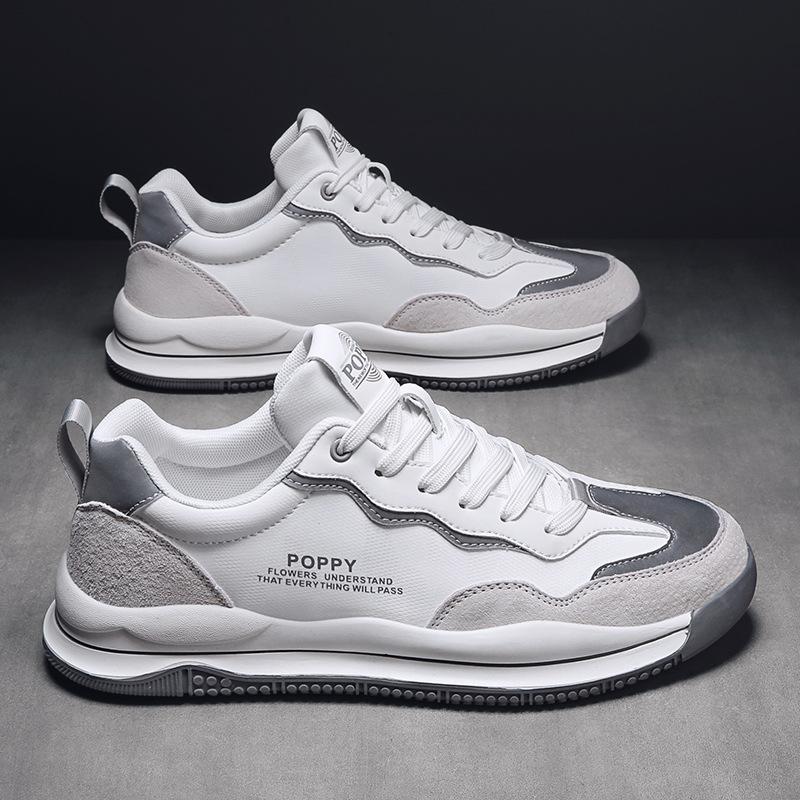 Spring and Autumn New Casual Men's Shoes Fashion Personality Sports Leather Shoes Trend