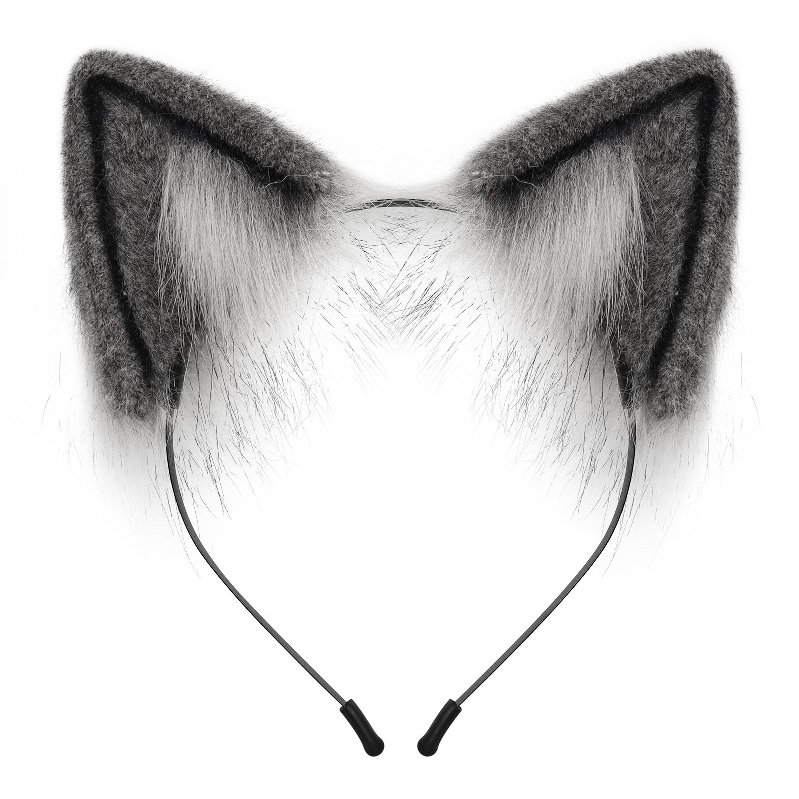 

Animal Cat Ears Headband Faux Fur Cosplay Costumes Cute Hair Accessories For Daily Wear Parties