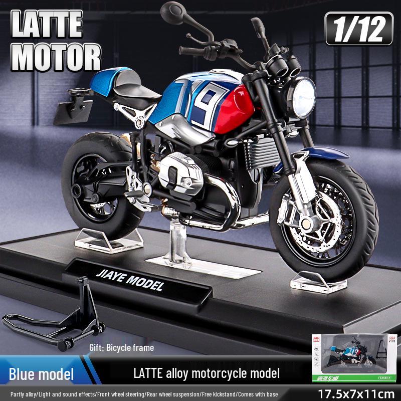 Alloy 1:10 BMW S1000RR Motorcycle Model with Sound and Light Features