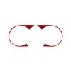 Red Carbon Fiber Interior Speedomter trument Cover Trim For Toyota Tacoma