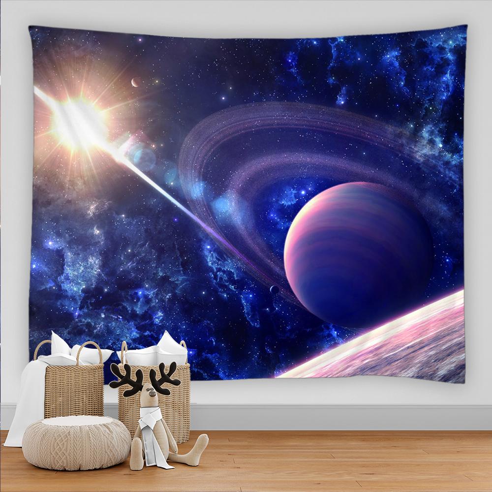 

Гобелен со звездным небом, настенный психоделический гобелен с мандалой, колдовством, хиппи, богемный домашний декор, коврик для йоги, матрас 150X100CM