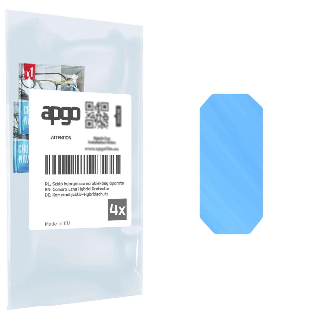 apgo 4x Lens Protector Kamera Beskyttende Hybrid Glass for Blackview BV9600E, Kamerabeskyttelse, 9H kameralinse Kameralinsebeskytter