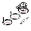 MoDi Men's Metal Chastity Lock Bound To Prevent Cheating Penis Cage Wear It Outside Cock Cage Chastity Device for Men Adult Supplies