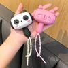 Cartoon Panda Sound Hammer Key Chain Bag Pendant Sound Toys Sound-Making Hammer Kids Toy