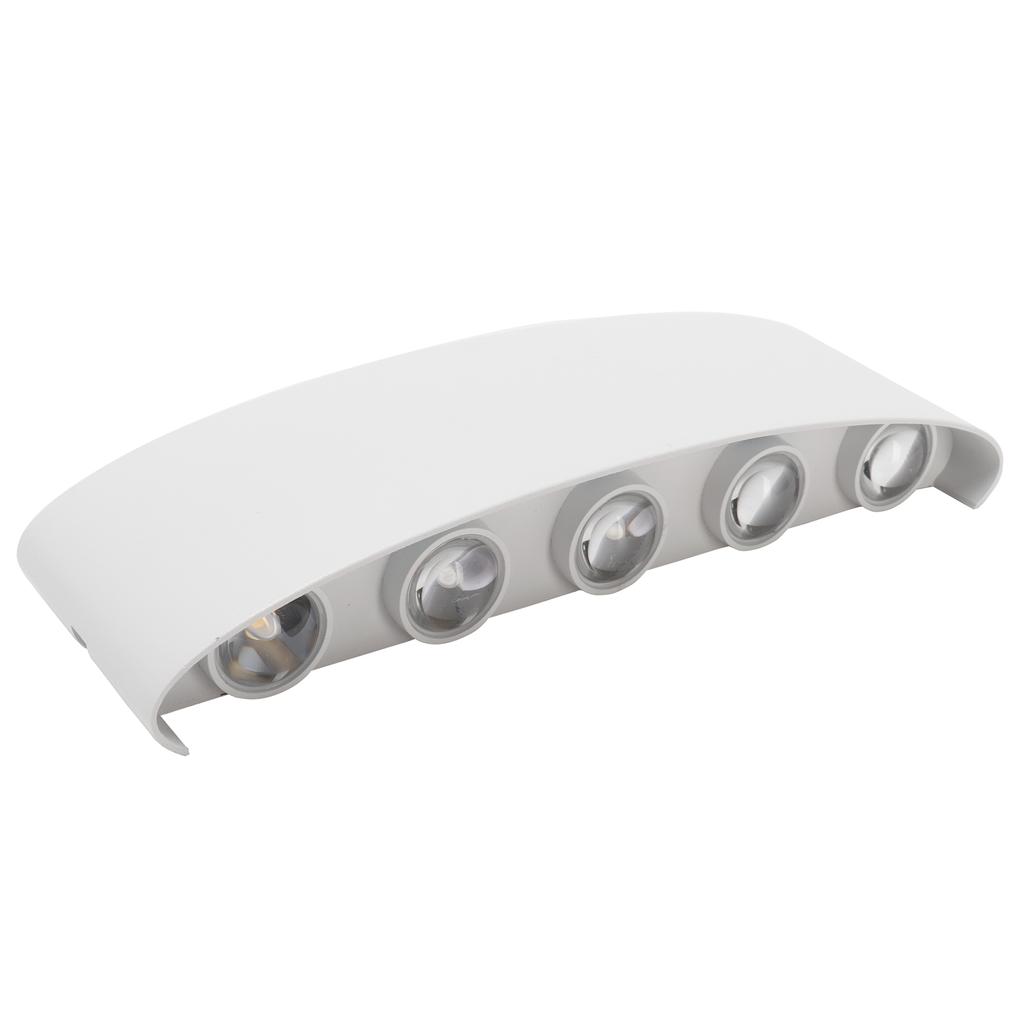 10LED 10W Wandleuchte Wasserdichte Wandleuchte für Innen- und Außenbeleuchtung AC85 265V Warmes Licht