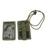 Id Card Holder Army Tactical Multi Functional Portable Id Card Case Patch Neck Lanyard And Credit Card Organizer