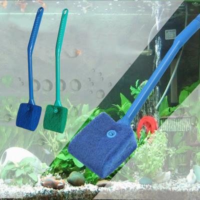 Fish Tank Brush Long Handle Brush Double-sided Cleaning Brush Aquarium Cleaning Tools