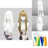 Long White Chowbie Nun Cosplay Wig For Halloween And Carnival Props