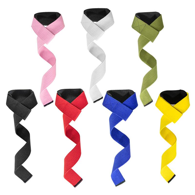 Custom Logo Cotton Strength Training Padded Deadlifts Gym Fitness Workout Exercise Weight Lifting Eco-Friendly Lightweight