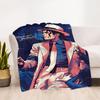 1pc Michael Jackson Outdoor Blanket Lightweight Flannel, Soft & Warm, All-Season Use for Sofa, Outdoor, Camping, Living Room, Office076