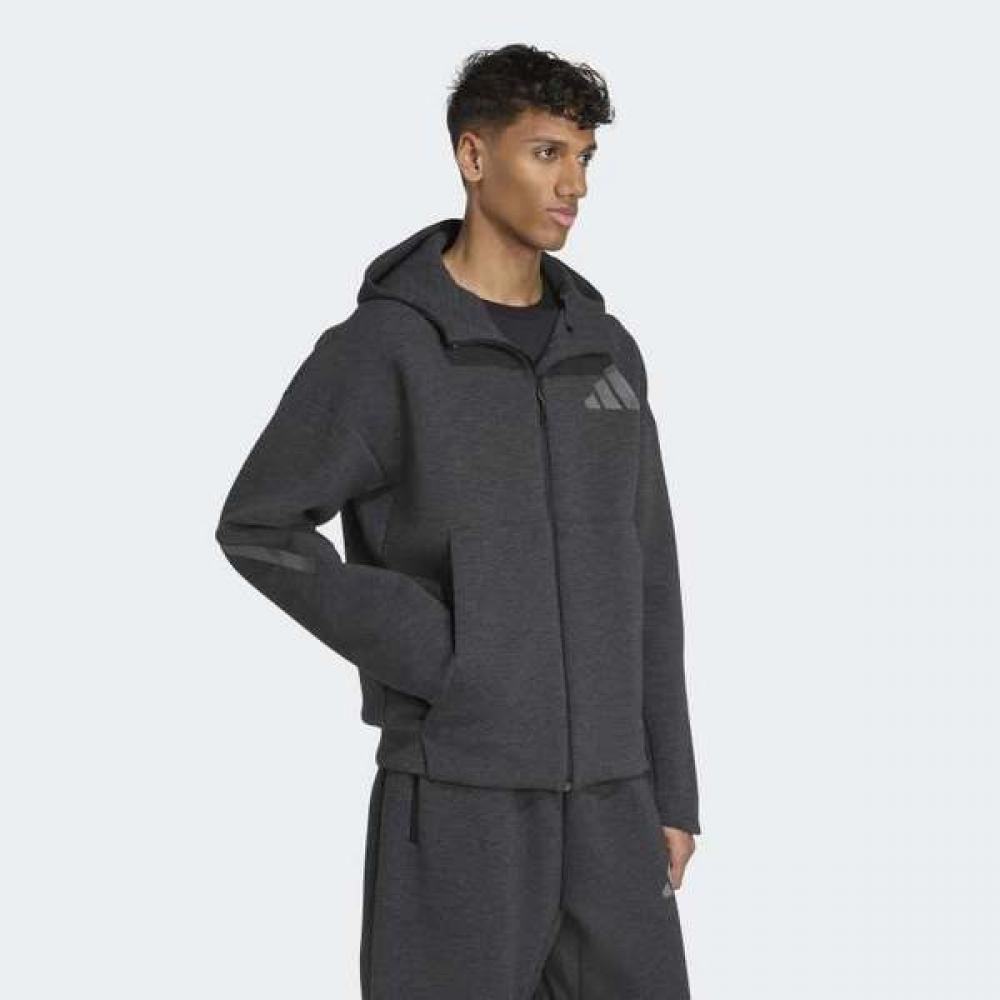 Adidas UnisEx HoodiE Full Zip Jm6055 G E prEmium HoodiE jackEt