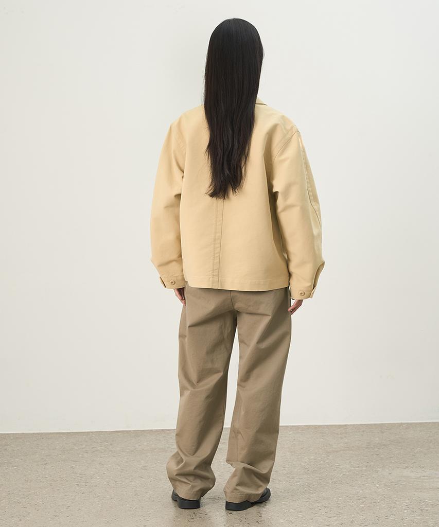 Leopeusaideuhwaiteulabel Pin Tuck Pants Humus
