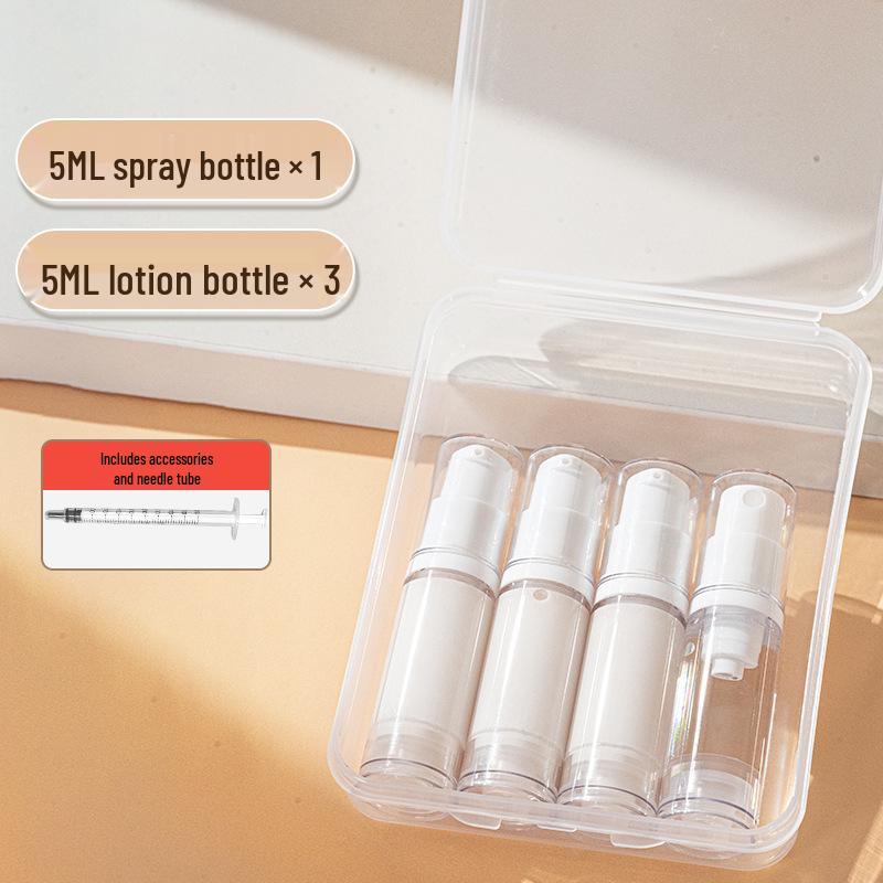 

5ML/10ML Press-Type Refillable Travel Spray Bottle for Lotion, Essence, Toner, Cosmetic.