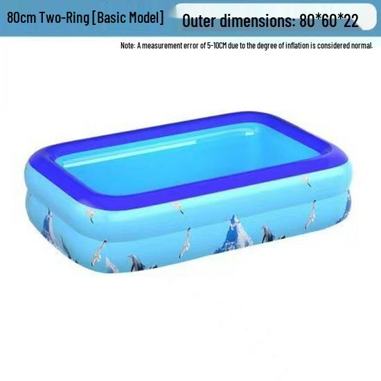 Foldable Inflatable Kid's Bath Pool for Home
