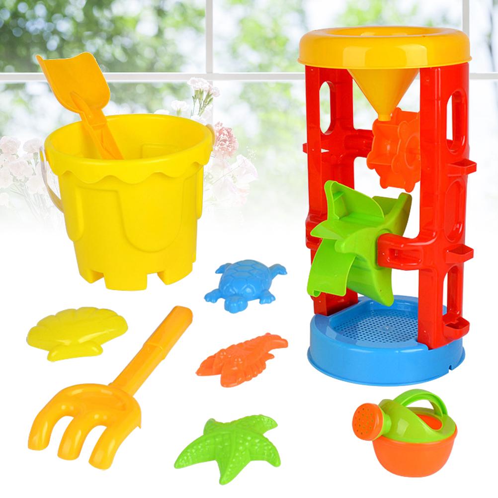 Buy 9PCS Beach Toys Plastic Funny Creative Sandbox Beach Toys Beach
