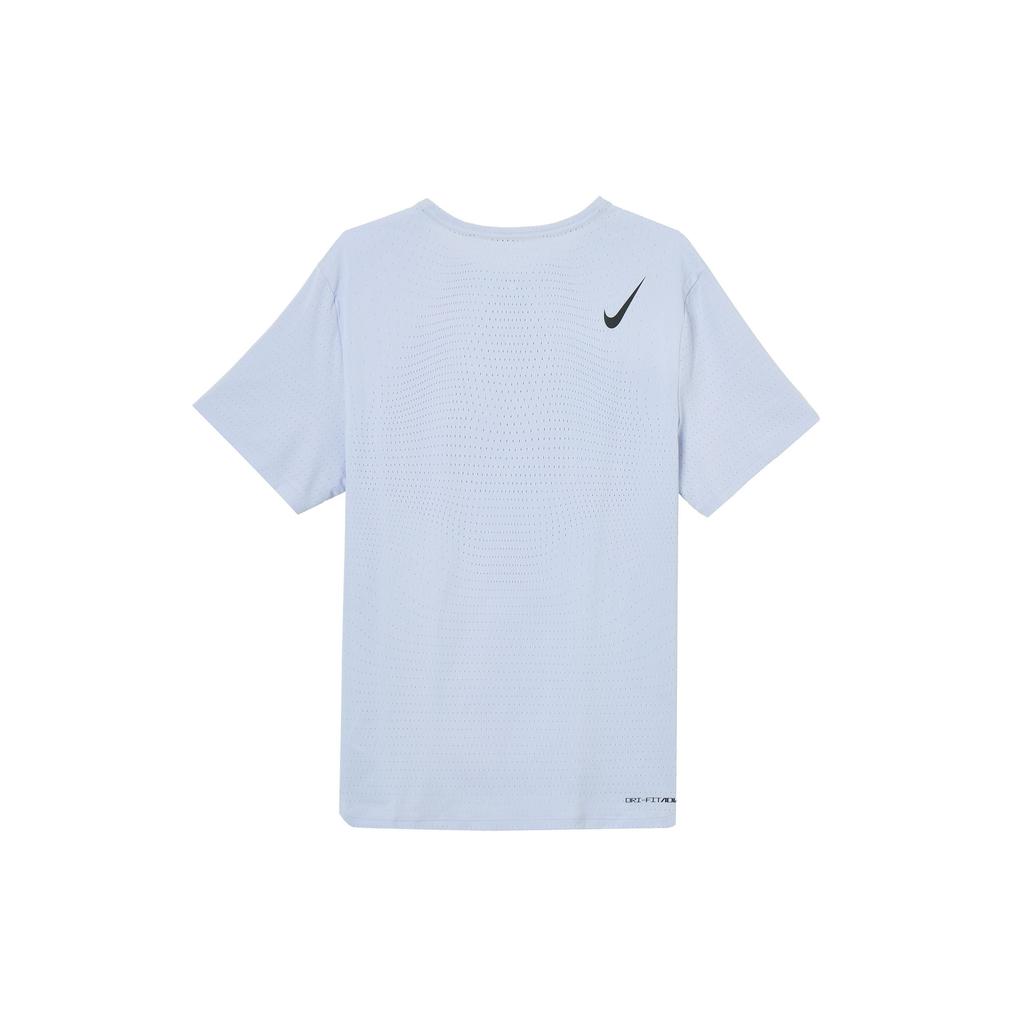 Nike Comfortable Versatile Fashionable Solid Color T-Shirt Men Tops Blue HJ3378-057