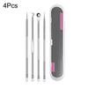 4-11Pcs Ingrown Hair Tweezers Acne Blackhead Removal Needles Black Dots Cleaner Deep Cleansing Pore Cleaner Face Skin Care Tools 3