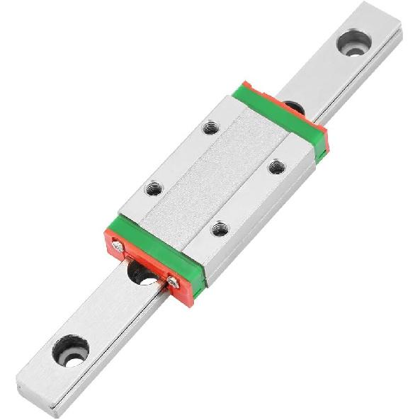 Guia de Movimento Linear, 100mm×9mm MGN9H Aço Rolamentado Miniatura Guia Linear Trilho + Bloco Deslizante Carro Usado para Equipamento Automático, etc