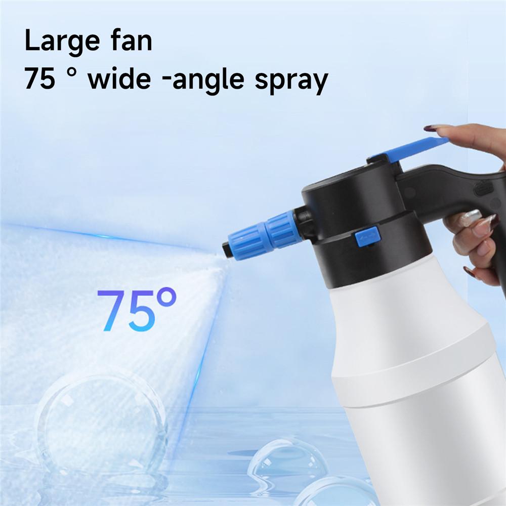 D5 Snow Foam Pump Sprayer Foam Sprayer Handheld Foam Sprayer Type-C Rechargeable Cordless Car High-Pressure Foam Spray Bottle