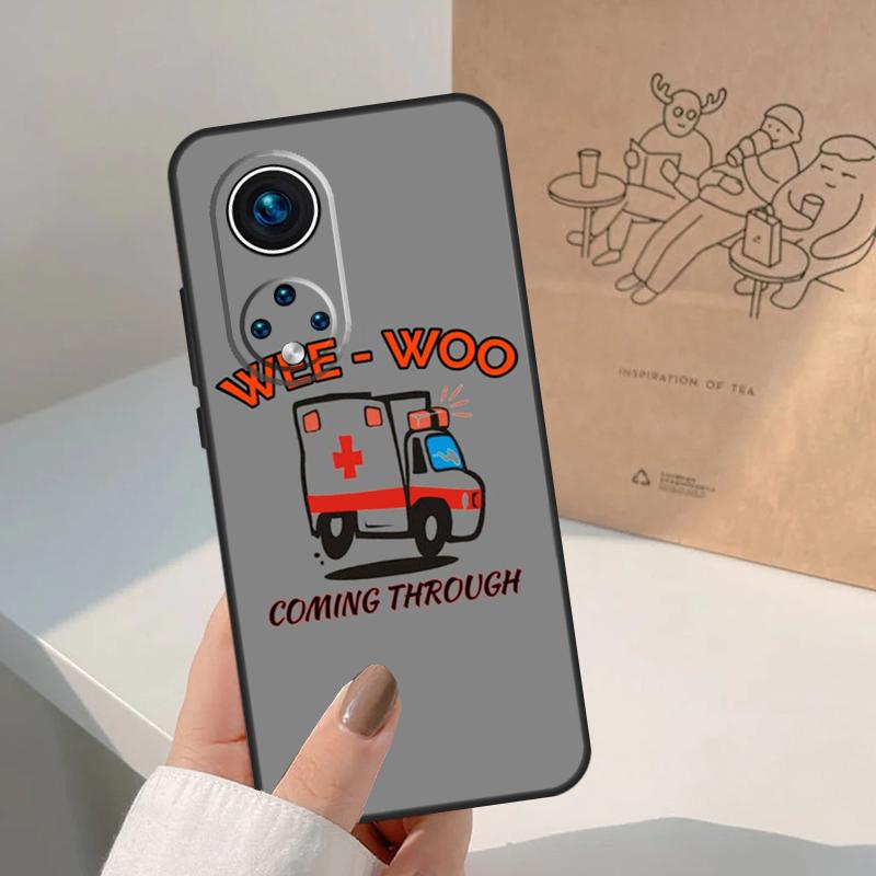 Wee Woo Ambulance For Honor Magic 8 7 6 5 Pro Case For Honor X9d X9c X9b X9a X8c X8b Win 200 400 50 70 90 Lite