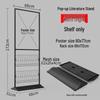 Lilang Vertical Poster Display Stand